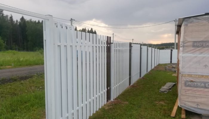 Забор из двухстороннего штакетника, Фото, №39