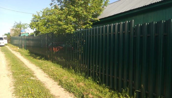 Забор из двухстороннего штакетника, Фото, №39